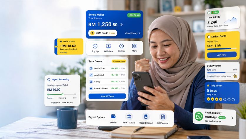 SideLah tugasan online di telefon